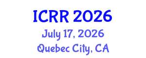 International Conference on Radiography and Radiotherapy (ICRR) July 17, 2026 - Quebec City, Canada