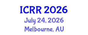 International Conference on Radiography and Radiotherapy (ICRR) July 24, 2026 - Melbourne, Australia