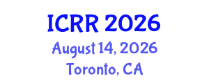 International Conference on Radiography and Radiotherapy (ICRR) August 14, 2026 - Toronto, Canada
