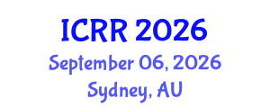 International Conference on Radiography and Radiotherapy (ICRR) September 06, 2026 - Sydney, Australia