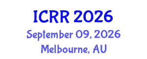 International Conference on Radiography and Radiotherapy (ICRR) September 09, 2026 - Melbourne, Australia