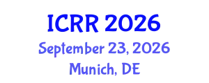 International Conference on Radiography and Radiotherapy (ICRR) September 23, 2026 - Munich, Germany
