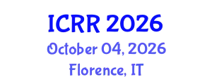 International Conference on Radiography and Radiotherapy (ICRR) October 04, 2026 - Florence, Italy