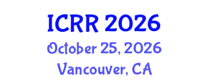 International Conference on Radiography and Radiotherapy (ICRR) October 25, 2026 - Vancouver, Canada