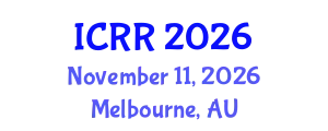 International Conference on Radiography and Radiotherapy (ICRR) November 11, 2026 - Melbourne, Australia