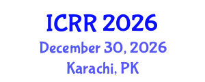 International Conference on Radiography and Radiotherapy (ICRR) December 30, 2026 - Karachi, Pakistan