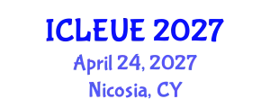 International Conference on Landscape Ecology and Urban Ecology (ICLEUE) April 24, 2027 - Nicosia, Cyprus