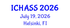 International Conference on Humanities, Administrative and Social Sciences (ICHASS) July 19, 2026 - Helsinki, Finland