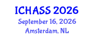 International Conference on Humanities, Administrative and Social Sciences (ICHASS) September 16, 2026 - Amsterdam, Netherlands