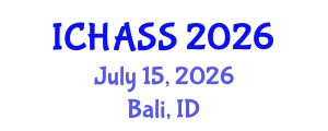 International Conference on Humanities, Administrative and Social Sciences (ICHASS) July 15, 2026 - Bali, Indonesia
