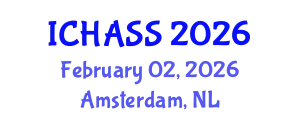 International Conference on Humanities, Administrative and Social Sciences (ICHASS) February 02, 2026 - Amsterdam, Netherlands