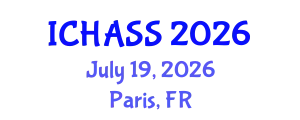 International Conference on Humanities, Administrative and Social Sciences (ICHASS) July 19, 2026 - Paris, France
