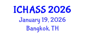 International Conference on Humanities, Administrative and Social Sciences (ICHASS) January 19, 2026 - Bangkok, Thailand