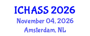 International Conference on Humanities, Administrative and Social Sciences (ICHASS) November 04, 2026 - Amsterdam, Netherlands