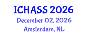 International Conference on Humanities, Administrative and Social Sciences (ICHASS) December 02, 2026 - Amsterdam, Netherlands