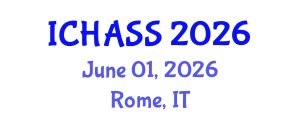 International Conference on Humanities, Administrative and Social Sciences (ICHASS) June 01, 2026 - Rome, Italy