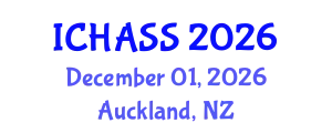 International Conference on Humanities, Administrative and Social Sciences (ICHASS) December 01, 2026 - Auckland, New Zealand