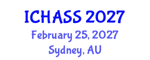 International Conference on Humanities, Administrative and Social Sciences (ICHASS) February 25, 2027 - Sydney, Australia