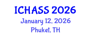 International Conference on Humanities, Administrative and Social Sciences (ICHASS) January 12, 2026 - Phuket, Thailand