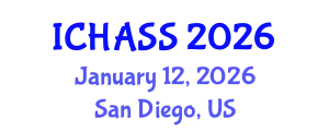 International Conference on Humanities, Administrative and Social Sciences (ICHASS) January 12, 2026 - San Diego, United States