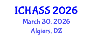 International Conference on Humanities, Administrative and Social Sciences (ICHASS) March 30, 2026 - Algiers, Algeria