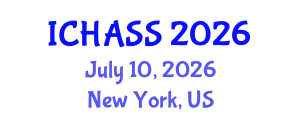 International Conference on Humanities, Administrative and Social Sciences (ICHASS) July 10, 2026 - New York, United States