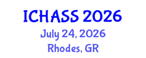 International Conference on Humanities, Administrative and Social Sciences (ICHASS) July 24, 2026 - Rhodes, Greece