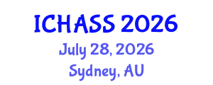 International Conference on Humanities, Administrative and Social Sciences (ICHASS) July 28, 2026 - Sydney, Australia