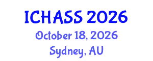 International Conference on Humanities, Administrative and Social Sciences (ICHASS) October 18, 2026 - Sydney, Australia
