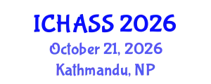 International Conference on Humanities, Administrative and Social Sciences (ICHASS) October 21, 2026 - Kathmandu, Nepal