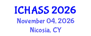 International Conference on Humanities, Administrative and Social Sciences (ICHASS) November 04, 2026 - Nicosia, Cyprus