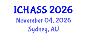 International Conference on Humanities, Administrative and Social Sciences (ICHASS) November 04, 2026 - Sydney, Australia