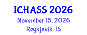 International Conference on Humanities, Administrative and Social Sciences (ICHASS) November 15, 2026 - Reykjavik, Iceland