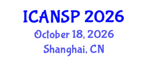 International Conference on Advanced Nursing Science and Practice (ICANSP) October 18, 2026 - Shanghai, China