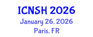 International Conference on Nursing Science and Healthcare (ICNSH) January 26, 2026 - Paris, France