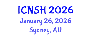 International Conference on Nursing Science and Healthcare (ICNSH) January 26, 2026 - Sydney, Australia