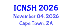 International Conference on Nursing Science and Healthcare (ICNSH) November 04, 2026 - Cape Town, South Africa