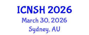 International Conference on Nursing Science and Healthcare (ICNSH) March 30, 2026 - Sydney, Australia