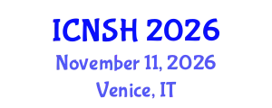 International Conference on Nursing Science and Healthcare (ICNSH) November 11, 2026 - Venice, Italy