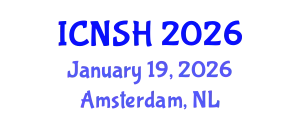 International Conference on Nursing Science and Healthcare (ICNSH) January 19, 2026 - Amsterdam, Netherlands