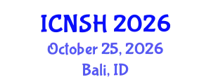 International Conference on Nursing Science and Healthcare (ICNSH) October 25, 2026 - Bali, Indonesia