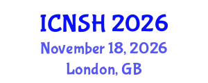 International Conference on Nursing Science and Healthcare (ICNSH) November 18, 2026 - London, United Kingdom