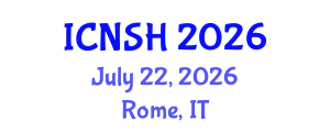 International Conference on Nursing Science and Healthcare (ICNSH) July 22, 2026 - Rome, Italy