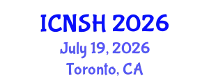 International Conference on Nursing Science and Healthcare (ICNSH) July 19, 2026 - Toronto, Canada