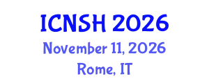 International Conference on Nursing Science and Healthcare (ICNSH) November 11, 2026 - Rome, Italy