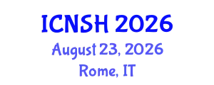 International Conference on Nursing Science and Healthcare (ICNSH) August 23, 2026 - Rome, Italy
