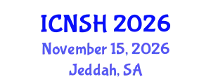 International Conference on Nursing Science and Healthcare (ICNSH) November 15, 2026 - Jeddah, Saudi Arabia