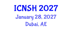 International Conference on Nursing Science and Healthcare (ICNSH) January 28, 2027 - Dubai, United Arab Emirates