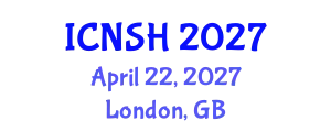 International Conference on Nursing Science and Healthcare (ICNSH) April 22, 2027 - London, United Kingdom