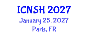 International Conference on Nursing Science and Healthcare (ICNSH) January 25, 2027 - Paris, France